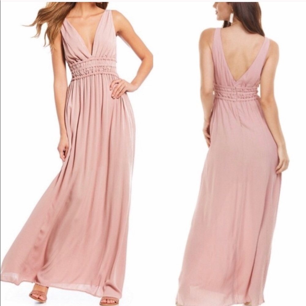 Mauve maxi dress